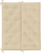 vidaXL - Tuinbankkussen - 120x(50+50)x7 - cm - oxford - stof - beige