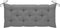 vidaXL - Tuinbankkussen - 120x(50+50)x7 - cm - oxford - stof - grijs