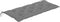 vidaXL - Tuinbankkussen - 120x(50+50)x7 - cm - oxford - stof - grijs