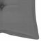 vidaXL - Tuinbankkussen - 120x(50+50)x7 - cm - oxford - stof - grijs