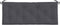 vidaXL - Tuinbankkussen - 120x(50+50)x7 - cm - oxford - stof - antracietkleurig