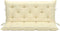 vidaXL - Tuinbankkussen - 120x(50+50)x7 - cm - oxford - stof - crèmewit