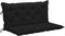 vidaXL - Tuinbankkussen - 120x(50+50)x7 - cm - oxford - stof - zwart