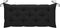 vidaXL - Tuinbankkussen - 120x(50+50)x7 - cm - oxford - stof - zwart