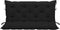 vidaXL - Tuinbankkussen - 120x(50+50)x7 - cm - oxford - stof - zwart