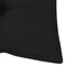 vidaXL - Tuinbankkussen - 120x(50+50)x7 - cm - oxford - stof - zwart