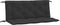 vidaXL - Tuinbankkussen - 120x(50+50)x7 - cm - oxford - stof - zwart