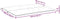 vidaXL - Tuinbankkussen - 120x(50+50)x7 - cm - oxford - stof - zwart