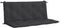 vidaXL - Tuinbankkussen - 120x(50+50)x7 - cm - oxford - stof - zwart
