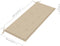 vidaXL - Tuinbankkussen - 120x50x3 - cm - oxford - stof - beige
