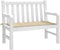 vidaXL - Tuinbankkussen - 120x50x3 - cm - oxford - stof - beige