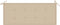 vidaXL - Tuinbankkussen - 120x50x3 - cm - oxford - stof - beige