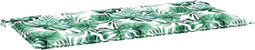 vidaXL - Tuinbankkussen - 120x50x3 - cm - oxford - stof - bladpatroon