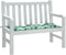 vidaXL - Tuinbankkussen - 120x50x3 - cm - oxford - stof - bladpatroon