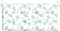 vidaXL - Tuinbankkussen - 120x50x3 - cm - oxford - stof - bladpatroon