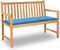 vidaXL - Tuinbankkussen - 120x50x3 - cm - oxford - stof - blauw