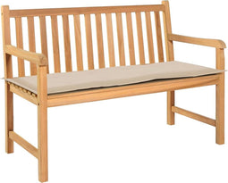 vidaXL - Tuinbankkussen - 120x50x3 - cm - oxford - stof - crèmekleurig