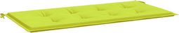 vidaXL - Tuinbankkussen - 120x50x3 - cm - oxford - stof - felgroen