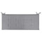 vidaXL - Tuinbankkussen - 120x50x3 - cm - oxford - stof - grijs