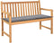 vidaXL - Tuinbankkussen - 120x50x3 - cm - oxford - stof - grijs