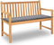 vidaXL - Tuinbankkussen - 120x50x3 - cm - oxford - stof - grijs