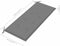 vidaXL - Tuinbankkussen - 120x50x3 - cm - oxford - stof - grijs