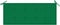 vidaXL - Tuinbankkussen - 120x50x3 - cm - oxford - stof - groen