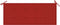 vidaXL - Tuinbankkussen - 120x50x3 - cm - oxford - stof - rood