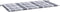 vidaXL - Tuinbankkussen - 120x50x3 - cm - oxford - stof - ruitpatroon - grijs