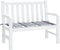 vidaXL - Tuinbankkussen - 120x50x3 - cm - oxford - stof - ruitpatroon - grijs