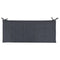vidaXL - Tuinbankkussen - 120x50x3 - cm - oxford - stof - antracietkleurig