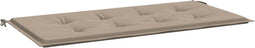 vidaXL - Tuinbankkussen - 120x50x3 - cm - oxford - stof - taupe