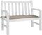 vidaXL - Tuinbankkussen - 120x50x3 - cm - oxford - stof - taupe