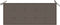 vidaXL - Tuinbankkussen - 120x50x3 - cm - oxford - stof - taupe