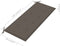 vidaXL - Tuinbankkussen - 120x50x3 - cm - oxford - stof - taupe