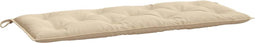 vidaXL - Tuinbankkussen - 120x50x7 - cm - oxford - stof - beige