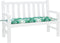 vidaXL - Tuinbankkussen - 120x50x7 - cm - oxford - stof - bladpatroon