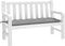vidaXL - Tuinbankkussen - 120x50x7 - cm - oxford - stof - grijs