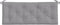 vidaXL - Tuinbankkussen - 120x50x7 - cm - oxford - stof - grijs