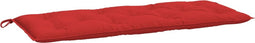 vidaXL - Tuinbankkussen - 120x50x7 - cm - oxford - stof - rood