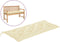 vidaXL - Tuinbankkussen - 120x50x7 - cm - oxford - stof - crèmekleurig