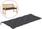 vidaXL - Tuinbankkussen - 120x50x7 - cm - oxford - stof - antracietkleurig
