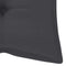 vidaXL - Tuinbankkussen - 120x50x7 - cm - oxford - stof - antracietkleurig
