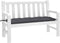 vidaXL - Tuinbankkussen - 120x50x7 - cm - oxford - stof - antracietkleurig