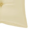 vidaXL - Tuinbankkussen - 120x50x7 - cm - oxford - stof - crèmekleurig