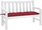 vidaXL - Tuinbankkussen - 120x50x7 - cm - oxford - stof - wijnrood