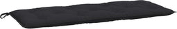 vidaXL - Tuinbankkussen - 120x50x7 - cm - oxford - stof - zwart