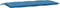 vidaXL - Tuinbankkussen - 120x50x7 - cm - stof - gemêleerd - blauw