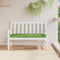 vidaXL - Tuinbankkussen - 120x50x7 - cm - stof - gemêleerd - groen