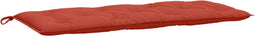 vidaXL - Tuinbankkussen - 120x50x7 - cm - stof - gemêleerd - rood